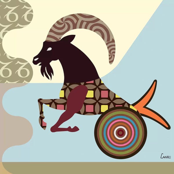 Rams: Capricorn Zodiac by Lanre Studio