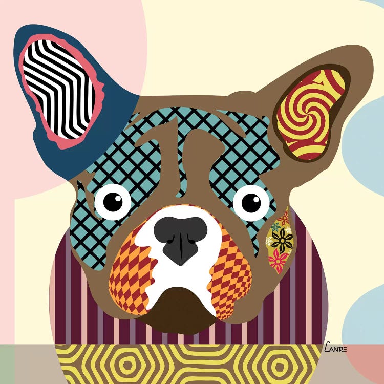 French Bulldog by Lanre Studio wall art