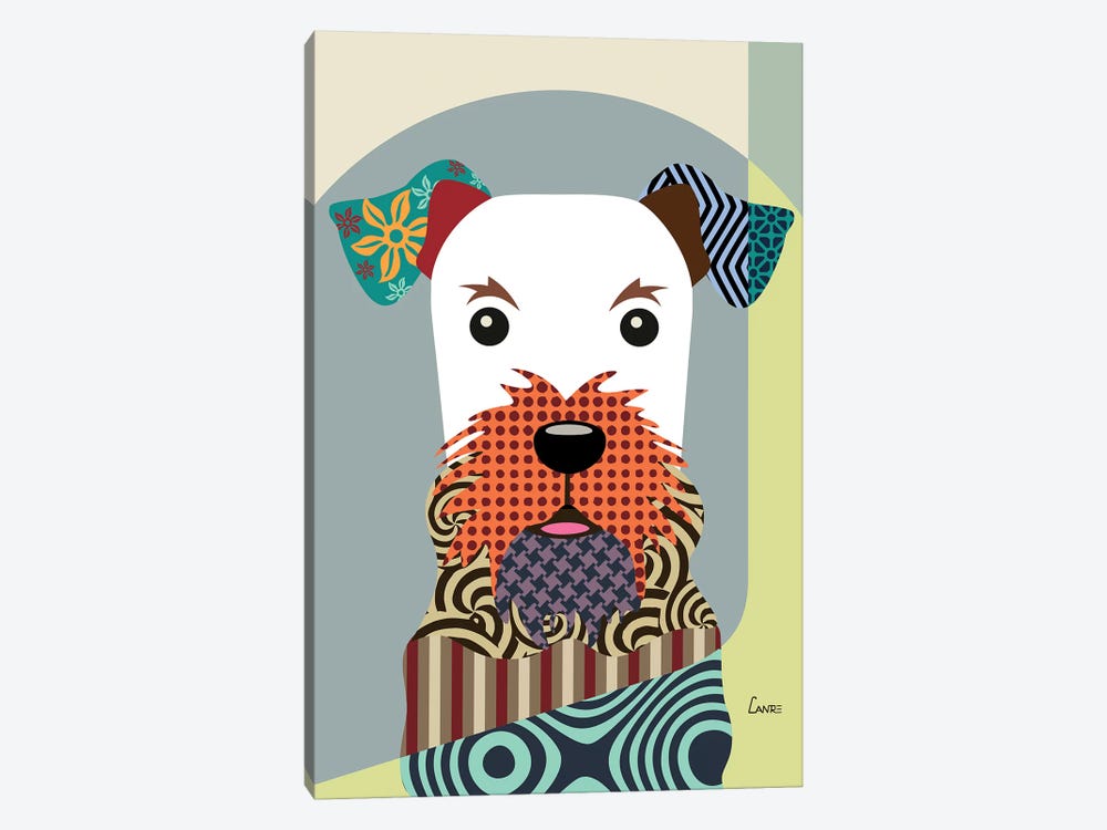 Airedale Terrier by Lanre Studio 1-piece Canvas Art