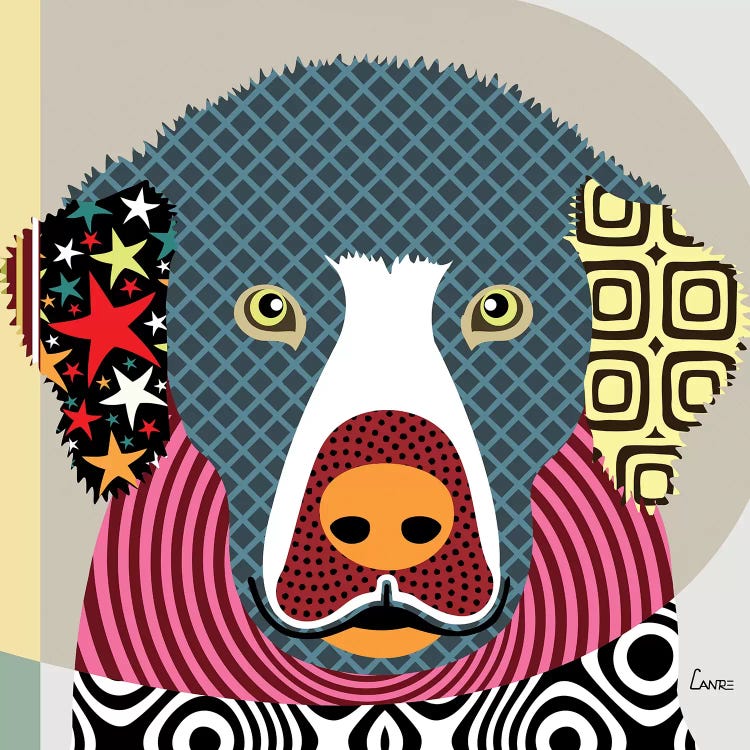 Golden Retriever by Lanre Studio wall art