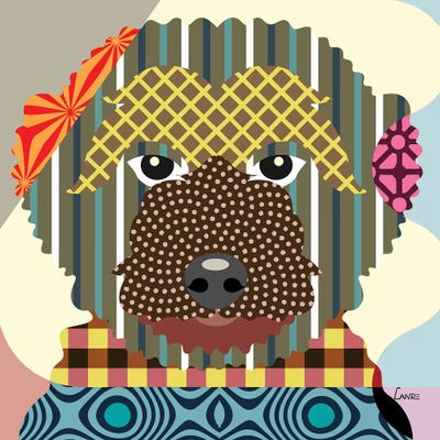 Goldendoodle by Lanre Studio canvas print