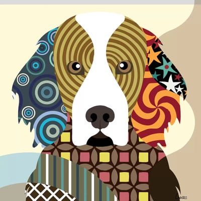 Irish Setter by Lanre Studio acrylic art print