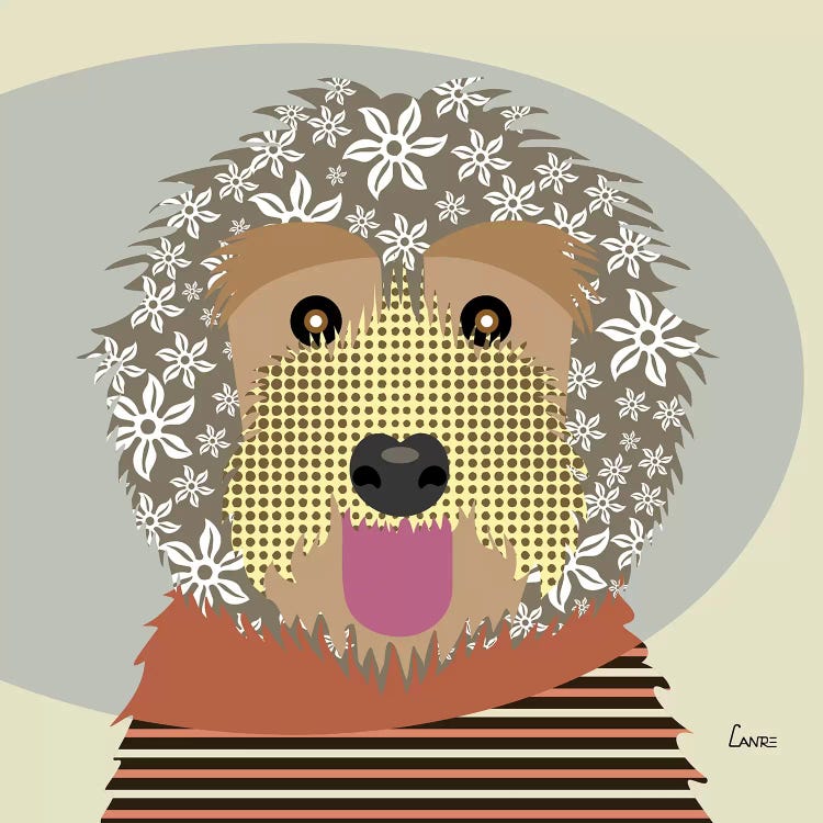 Labradoodle by Lanre Studio wall art