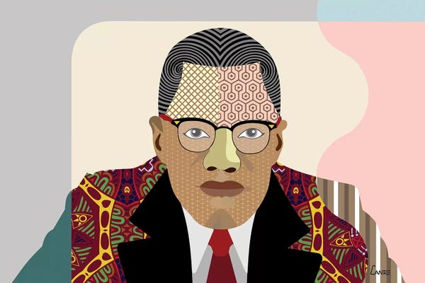 Lanre Studio: Malcolm X by Lanre Studio