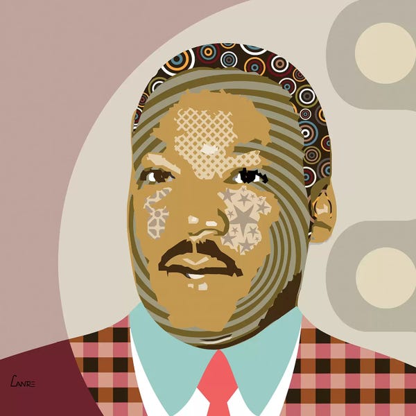 Black History Month: Martin Luther King Jr by Lanre Studio