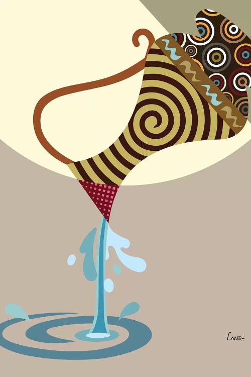 Aquarius Zodiac by Lanre Studio wall art