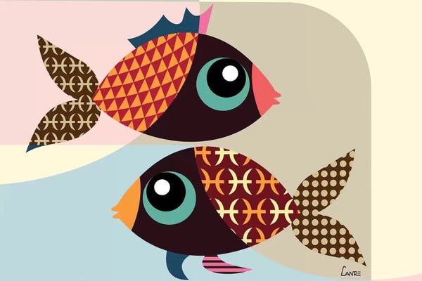 Pisces: Pisces Zodiac by Lanre Studio