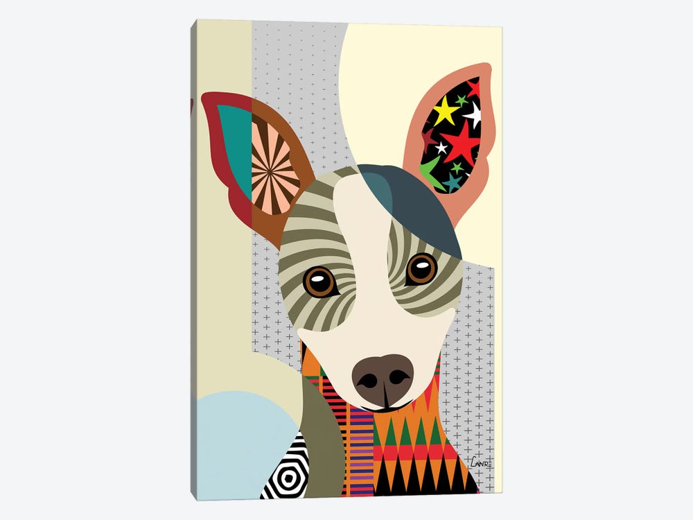 Rat Terrier by Lanre Studio 1-piece Art Print