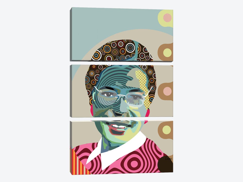 Rosa Parks by Lanre Studio 3-piece Canvas Print