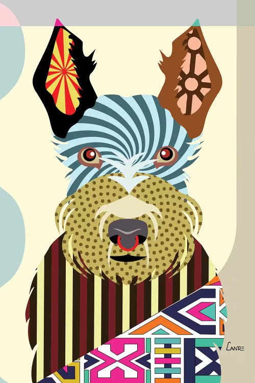 Scottish Terrier by Lanre Studio wall art