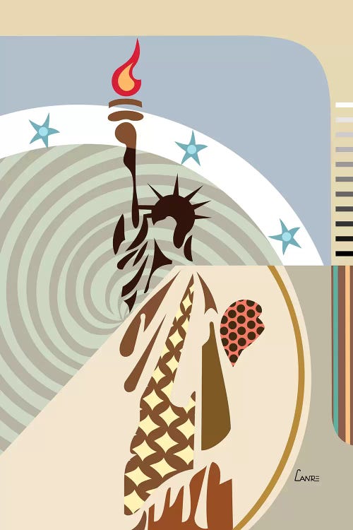 Statue of Liberty by Lanre Studio wall art