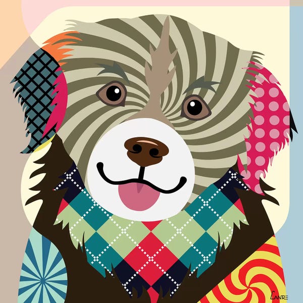 Lanre Studio: Tibetan Spaniel by Lanre Studio