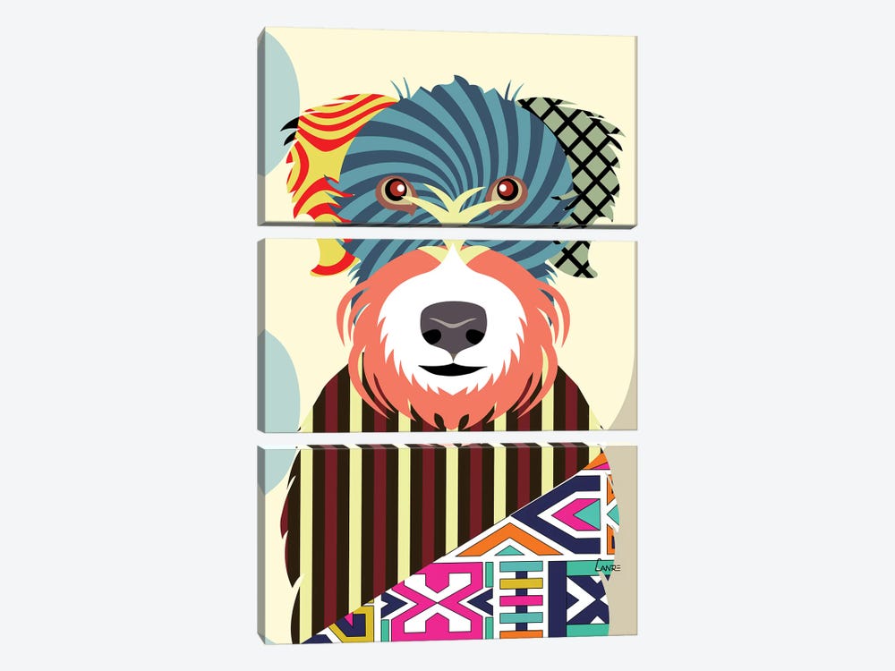 Wheaten Terrier by Lanre Studio 3-piece Art Print
