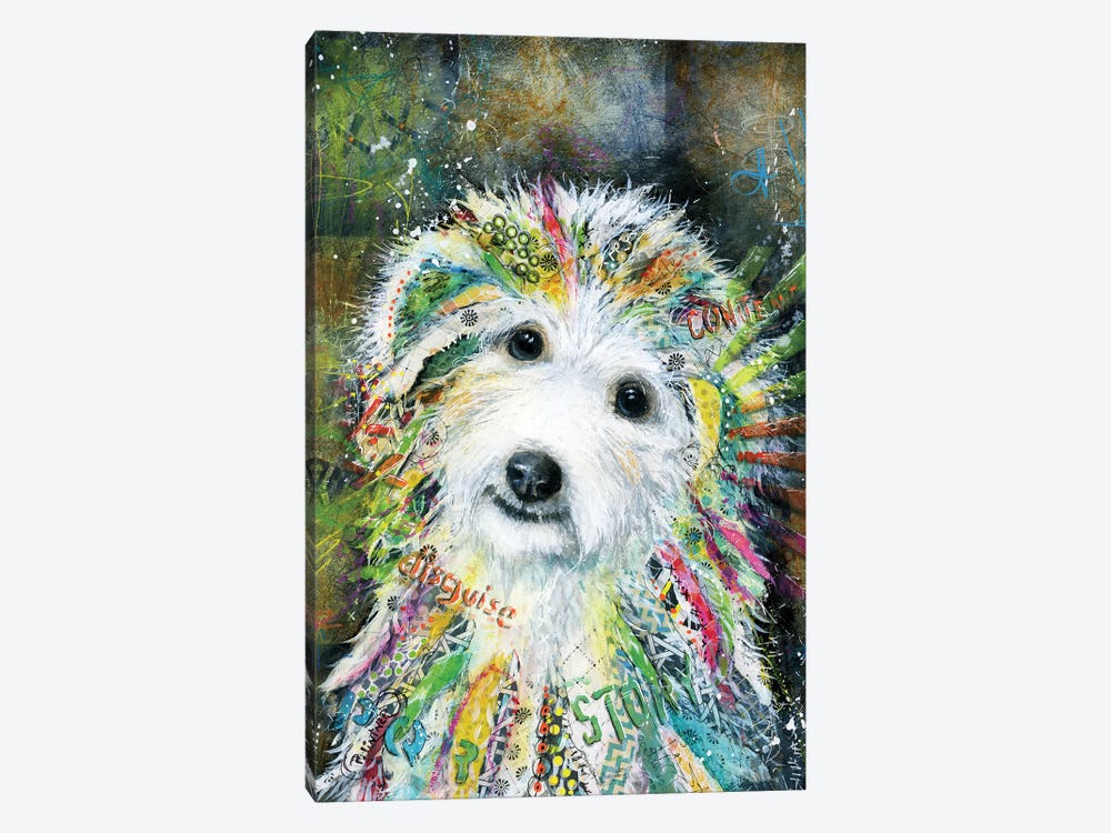 Bichon by Patricia Lintner 1-piece Canvas Wall Art