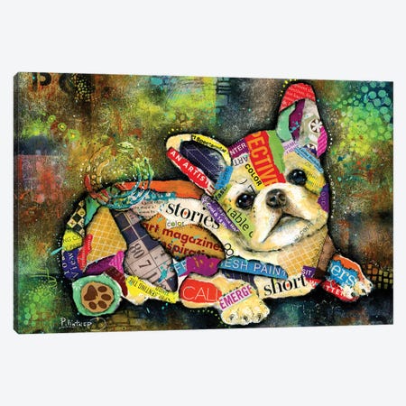 French Bulldog Canvas Print #LNT49} by Patricia Lintner Art Print