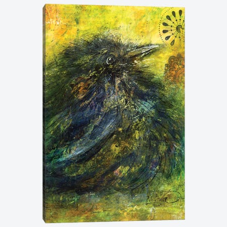 Crow Canvas Print #LNT64} by Patricia Lintner Canvas Art