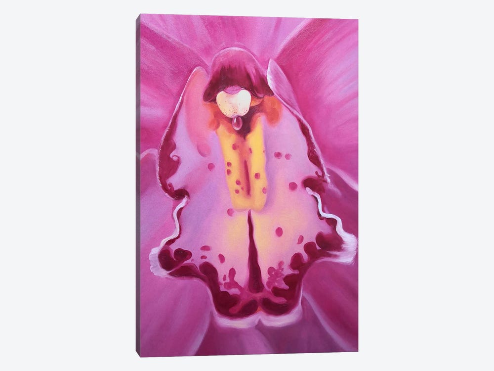 Orchid - A Flower Of Femininity And Passion I by Jane Lantsman 1-piece Canvas Art