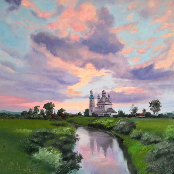 Jane Lantsman: Endless Sky Landscape by Jane Lantsman