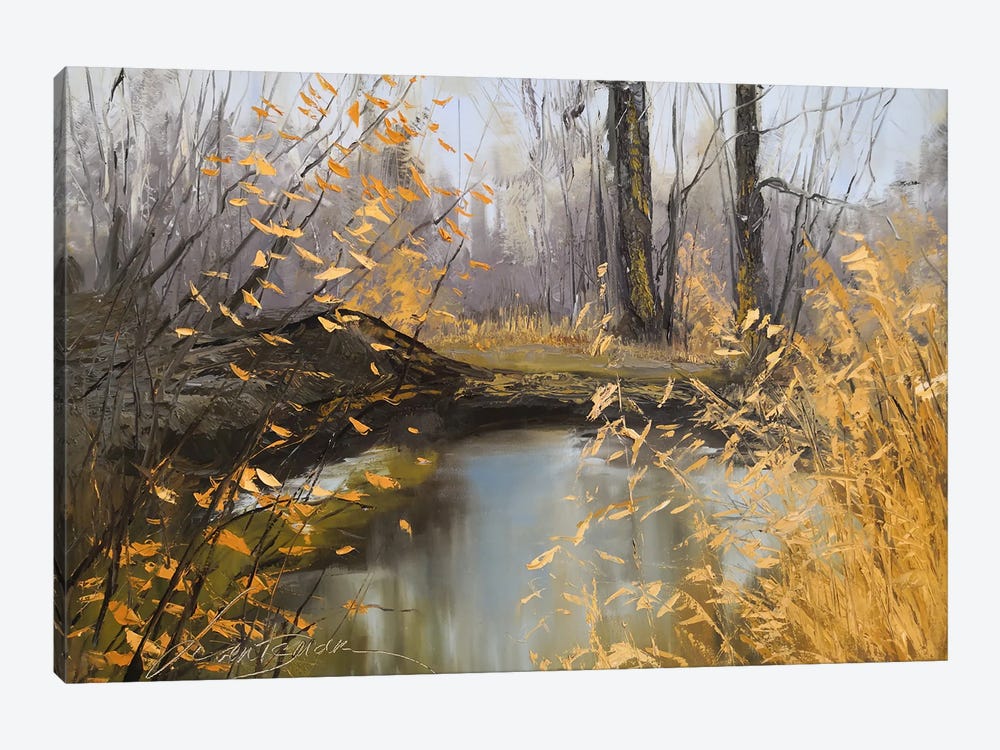 In The Autumn Forest Landscape by Jane Lantsman 1-piece Art Print