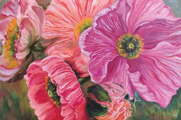 Poppies: Poppies Dancing by Jane Lantsman
