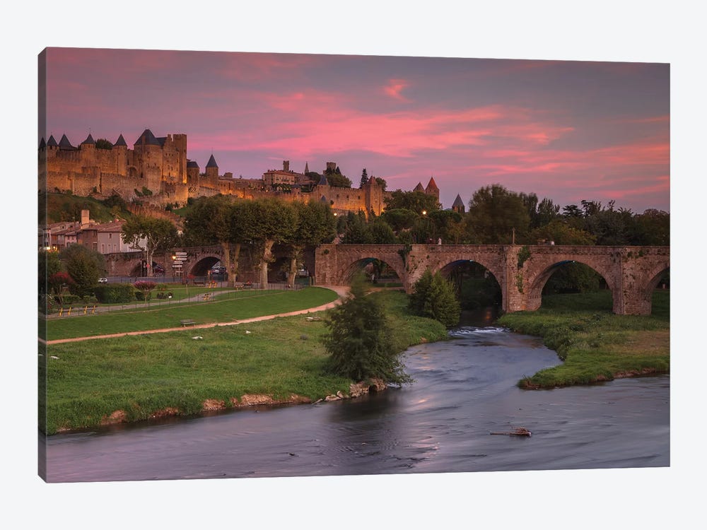 Carcassonne by Sergio Lanza 1-piece Canvas Wall Art