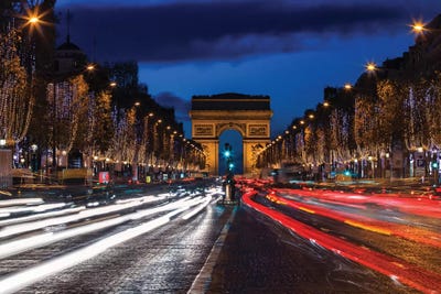 Champs-Élysées II by Sergio Lanza art print