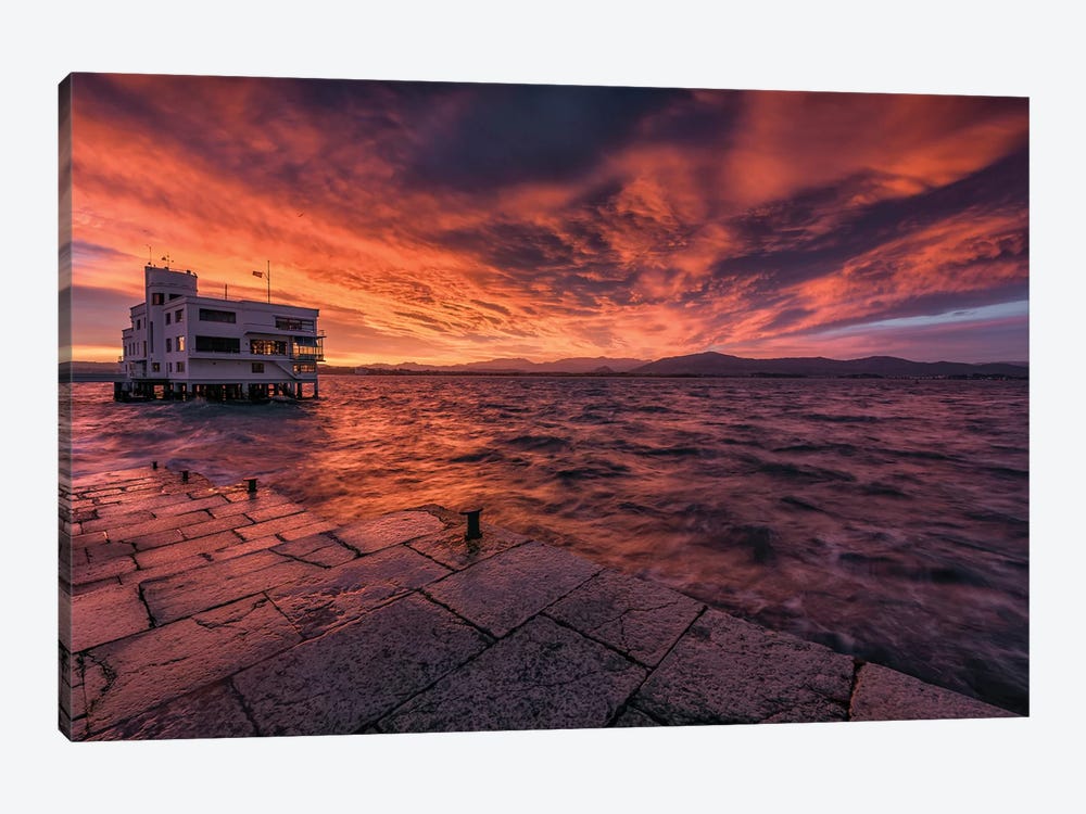 Fire In The Sky by Sergio Lanza 1-piece Canvas Print