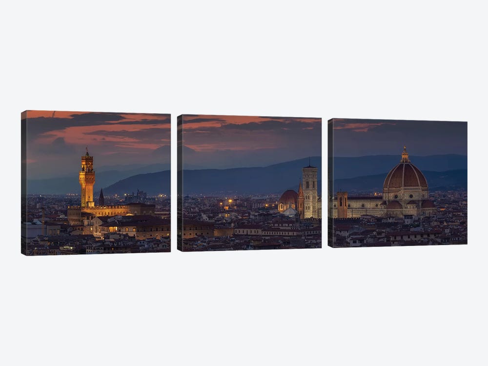 Florence by Sergio Lanza 3-piece Canvas Print