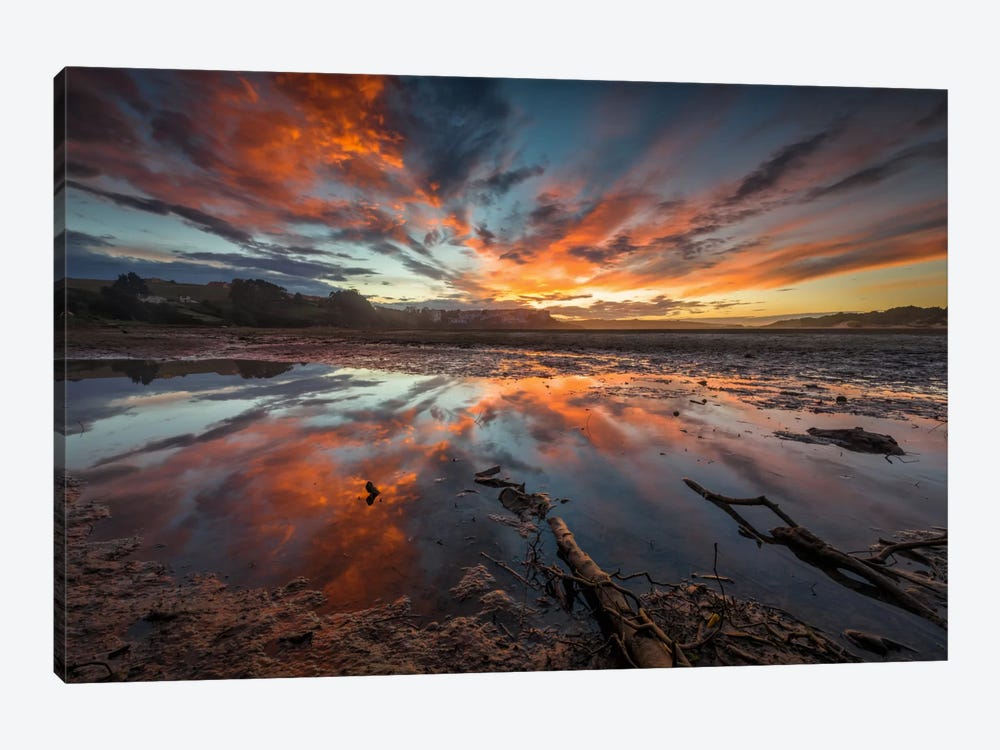 Fire In The Sky by Sergio Lanza 1-piece Canvas Artwork
