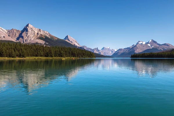 Alberta: Maligne Bright, Jasper, Canada by Sergio Lanza