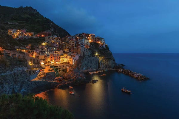 Sergio Lanza: Manarola, Italy by Sergio Lanza