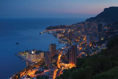 Monte Carlo by Sergio Lanza framed canvas print