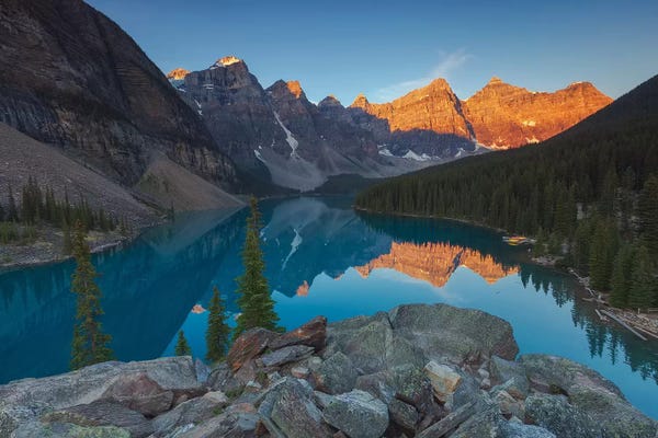 Sergio Lanza: Moraine Sunrise by Sergio Lanza