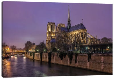 Notre Dame Canvas Art Print - Notre Dame Cathedral