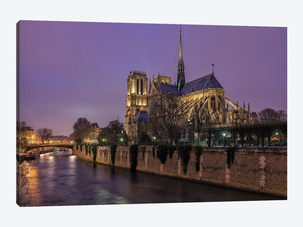 Notre Dame 1-piece Canvas Print