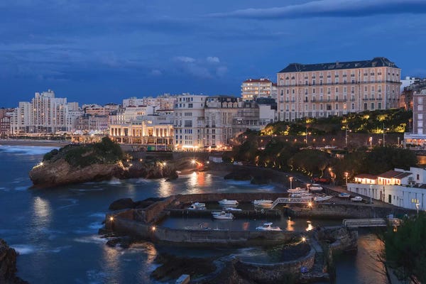 Sergio Lanza: Old Biarritz, France by Sergio Lanza