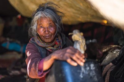 Old Life Changpa by Sergio Lanza art print