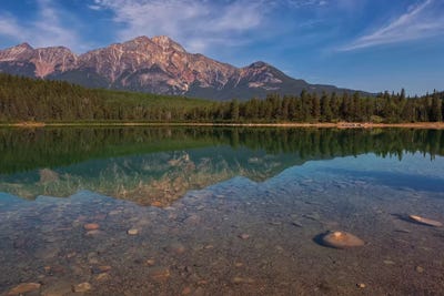 Patricia Mirror, Jasper National Park by Sergio Lanza canvas print