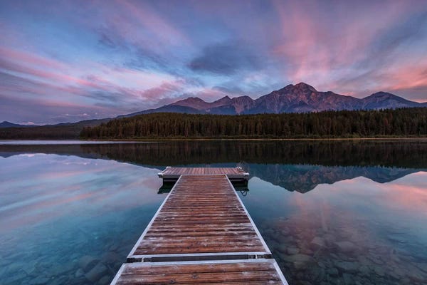 Sergio Lanza: Patricia Pier, Jasper National Park by Sergio Lanza