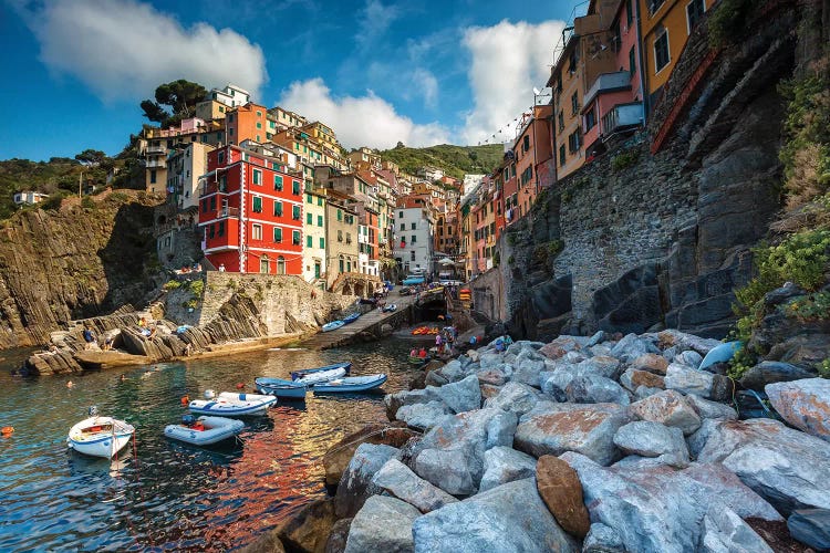 Riomaggiore Colors by Sergio Lanza wall art