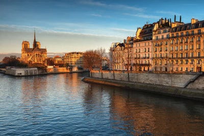 Seine River by Sergio Lanza art print