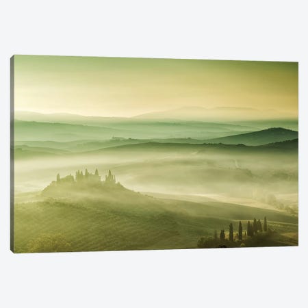 Tuscan Mist Canvas Print #LNZ225} by Sergio Lanza Canvas Art Print