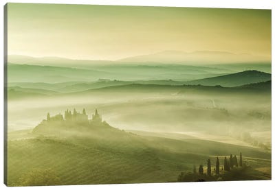 Tuscan Mist Canvas Art Print - Sergio Lanza