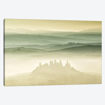 Val d'Orcia, Tuscany Canvas Print #LNZ231} by Sergio Lanza Art Print