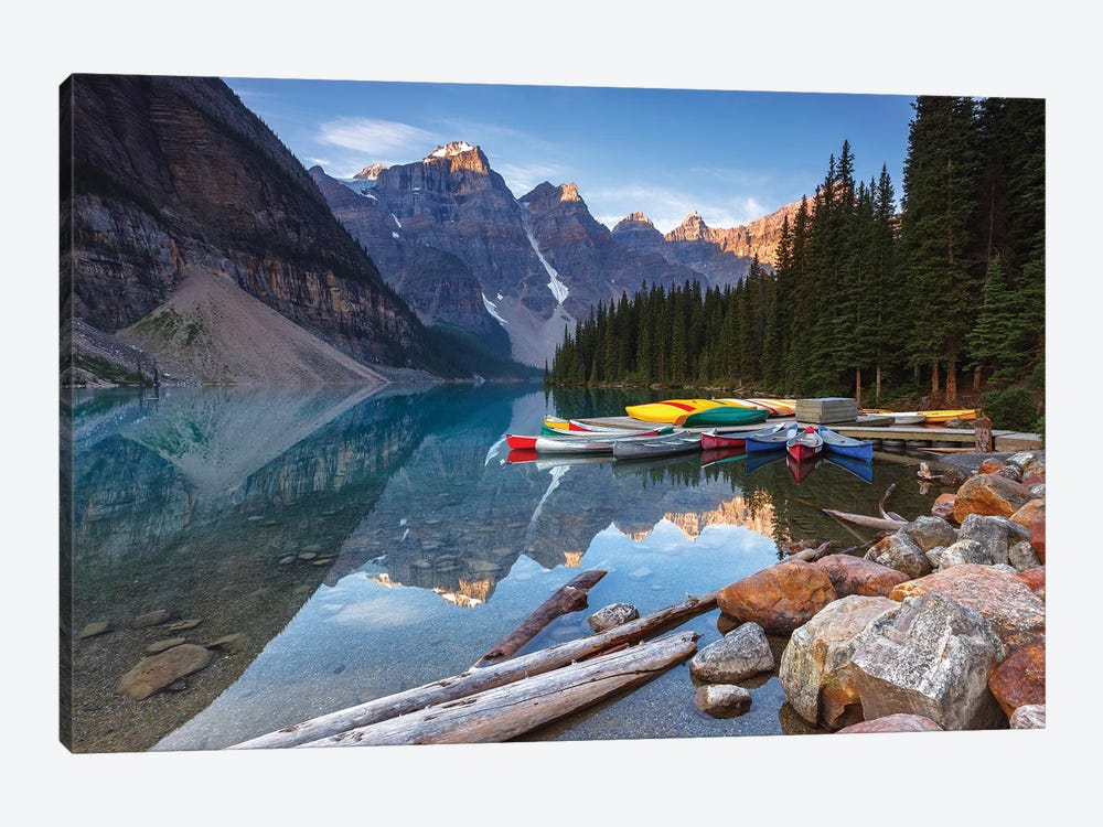 Valley Of The Ten Peaks, Banff National Park, Canada by Sergio Lanza 1-piece Canvas Print