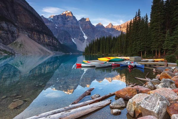 Sergio Lanza: Valley Of The Ten Peaks, Banff National Park, Canada by Sergio Lanza