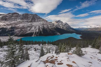 Winter Peyto by Sergio Lanza canvas print