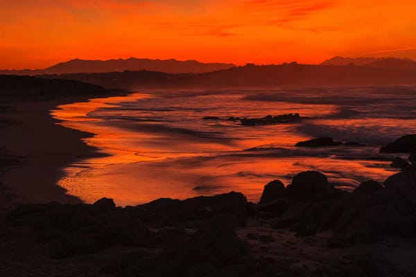 Sergio Lanza: Orange Beach by Sergio Lanza