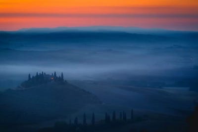 Val d'Orcia by Sergio Lanza acrylic art print
