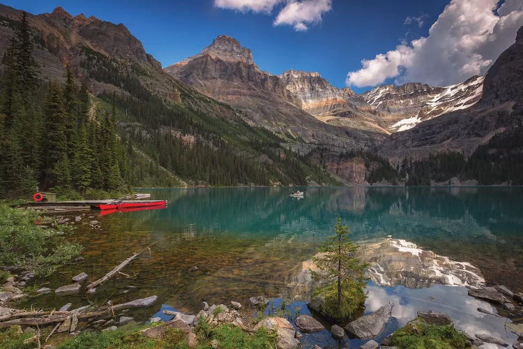 A Boat On The Lake by Sergio Lanza wall art